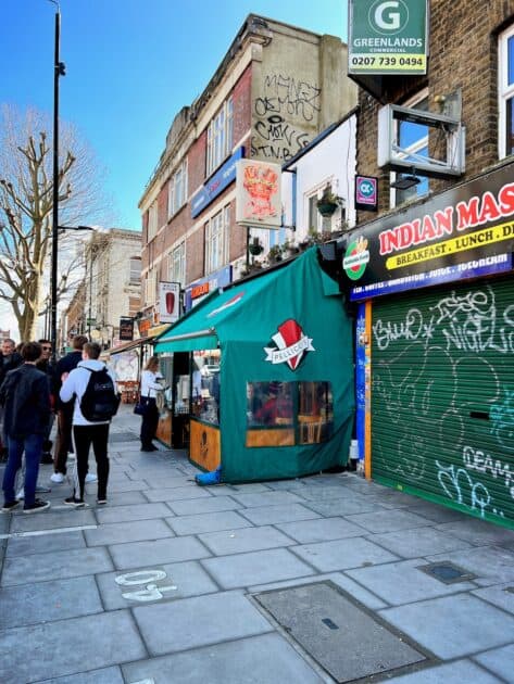kray walking tour stop 6: E Pellicci restaurant where the Krays had breakfast daily