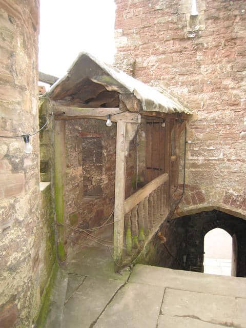 Image of the passage to Edward II's cell at Berkley Castle, where he would be murdered in a horrific way and go down in history as one of the worst royal deaths to ever occur.